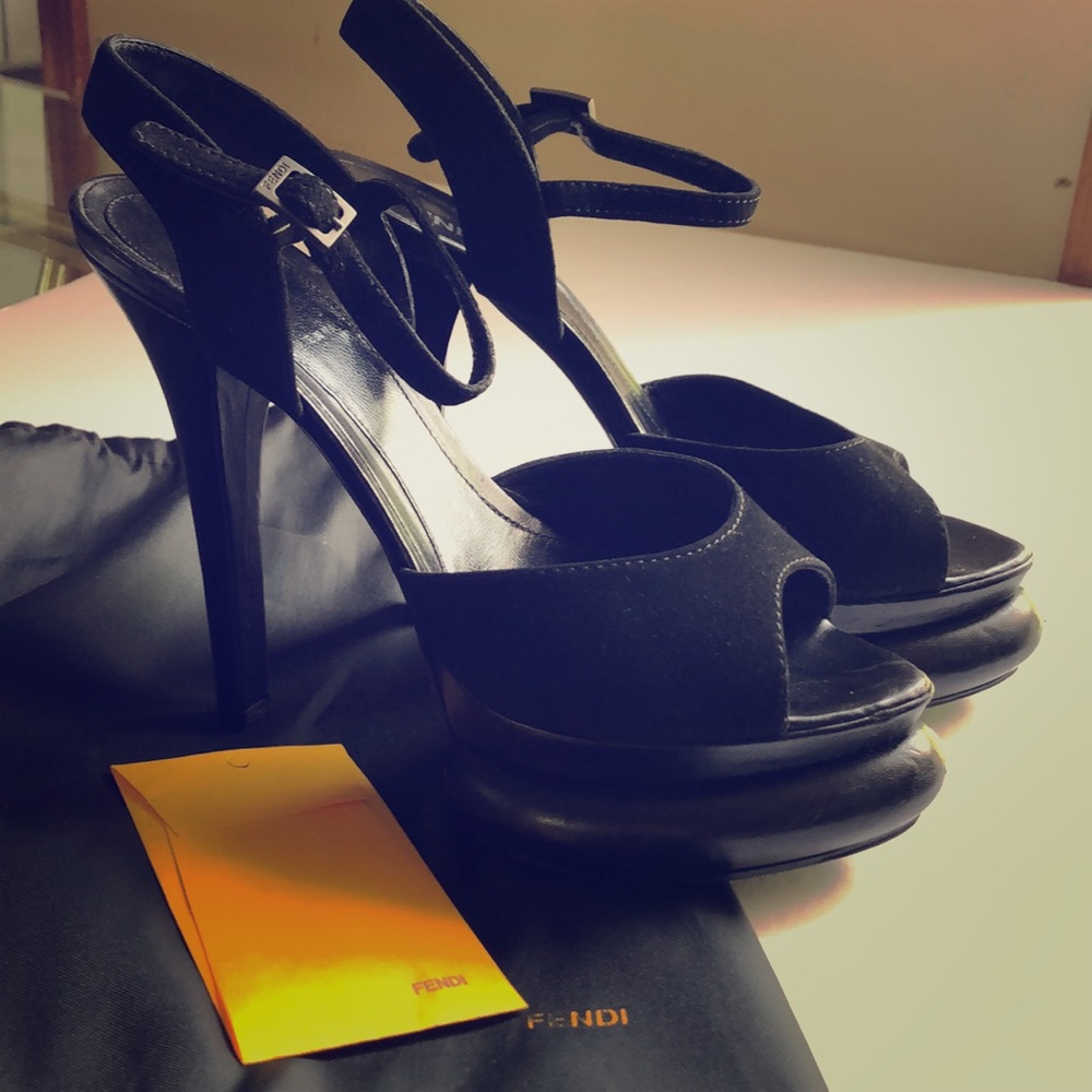 Authentic Fendi Platform Heels